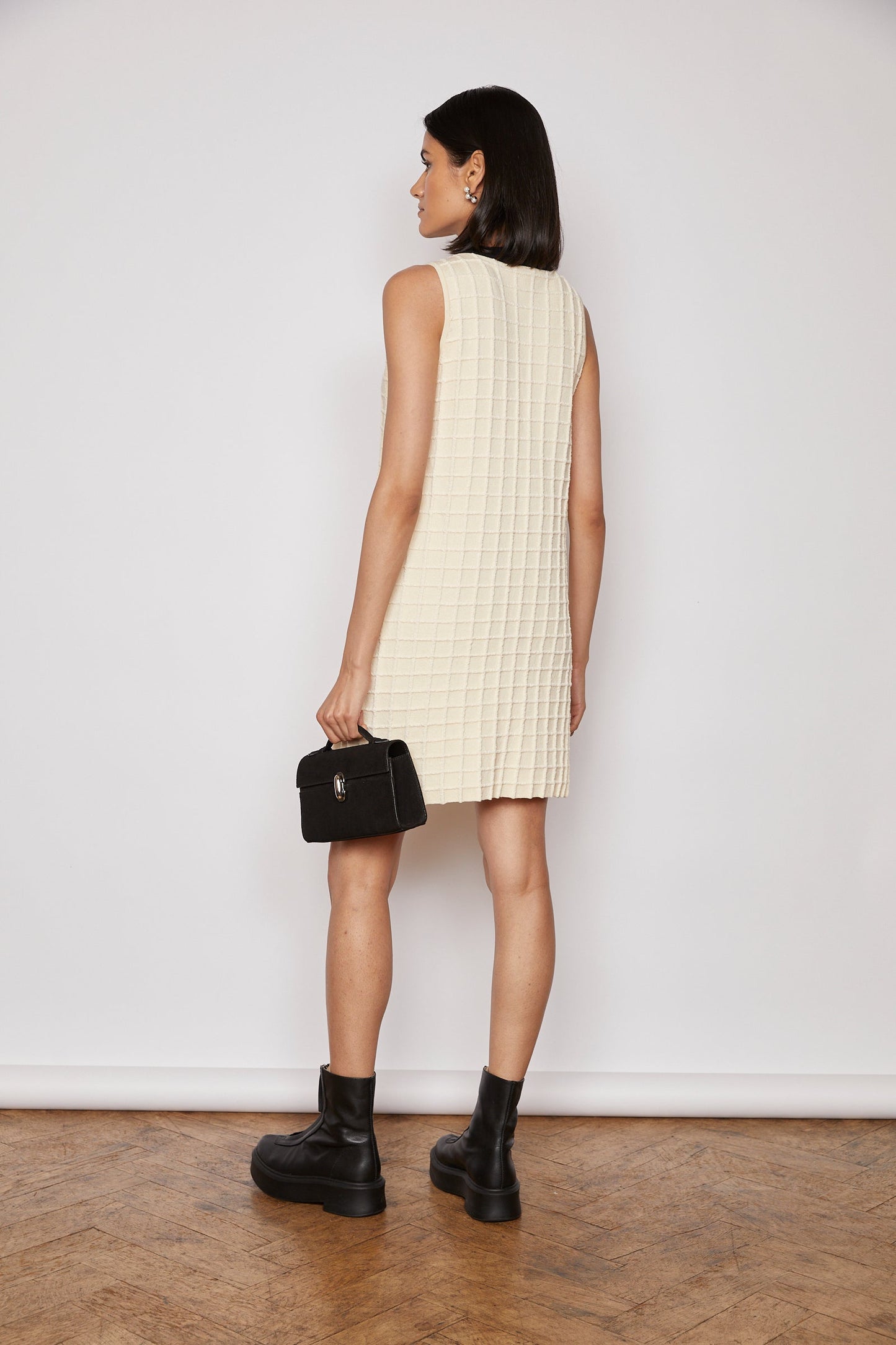 SELINA KNITTED DRESS CREAM