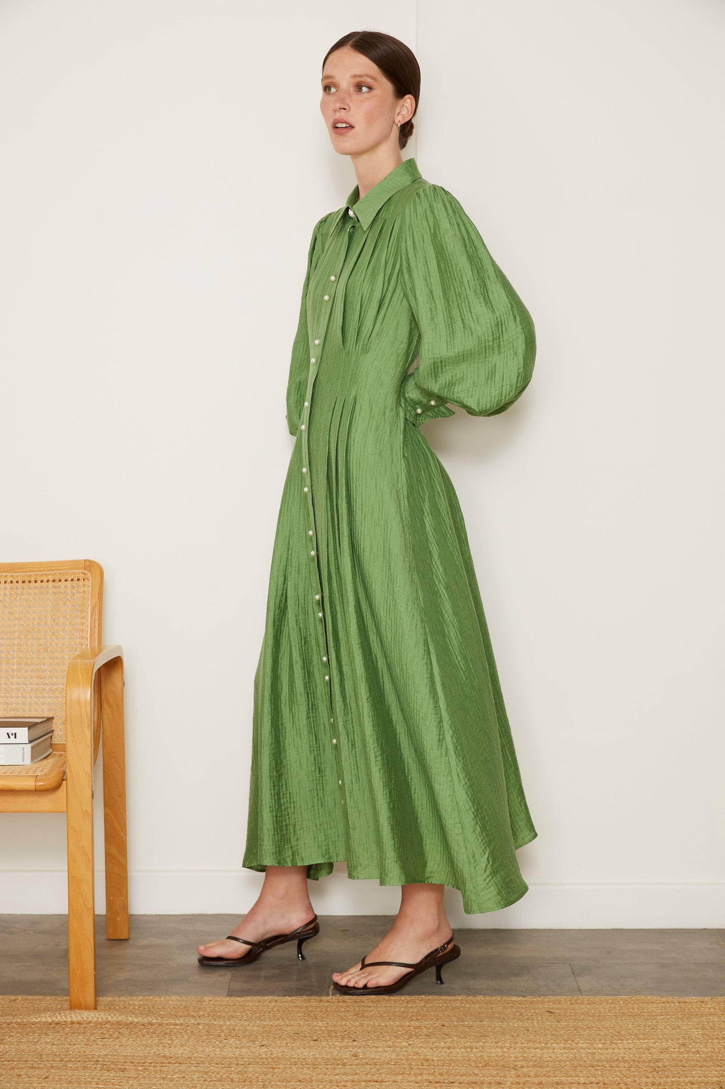 LYLA DRESS GREEN