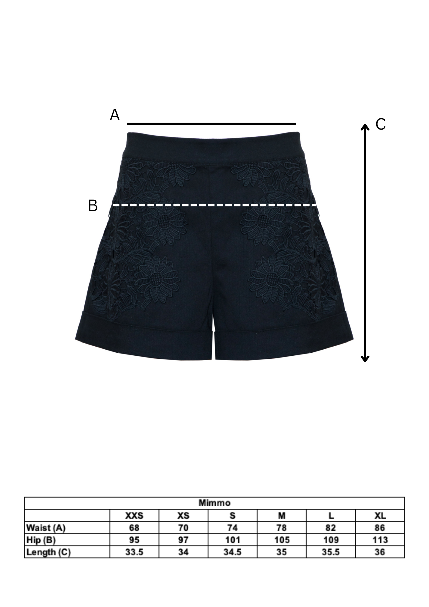 MIMMO SHORTS BLACK