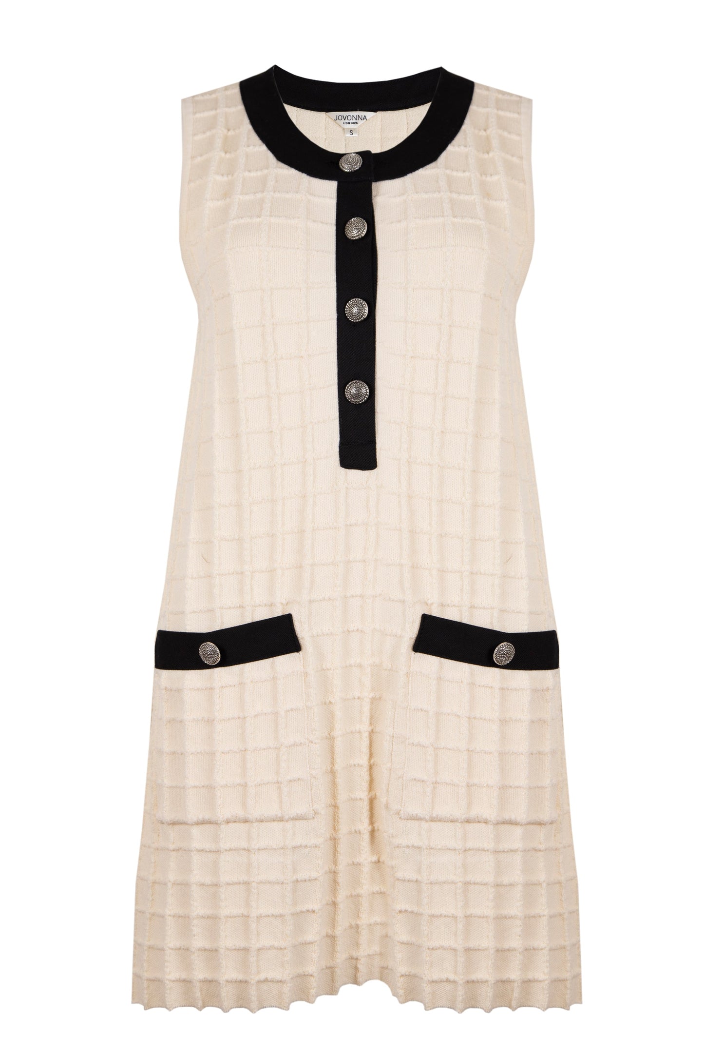 SELINA KNITTED DRESS CREAM