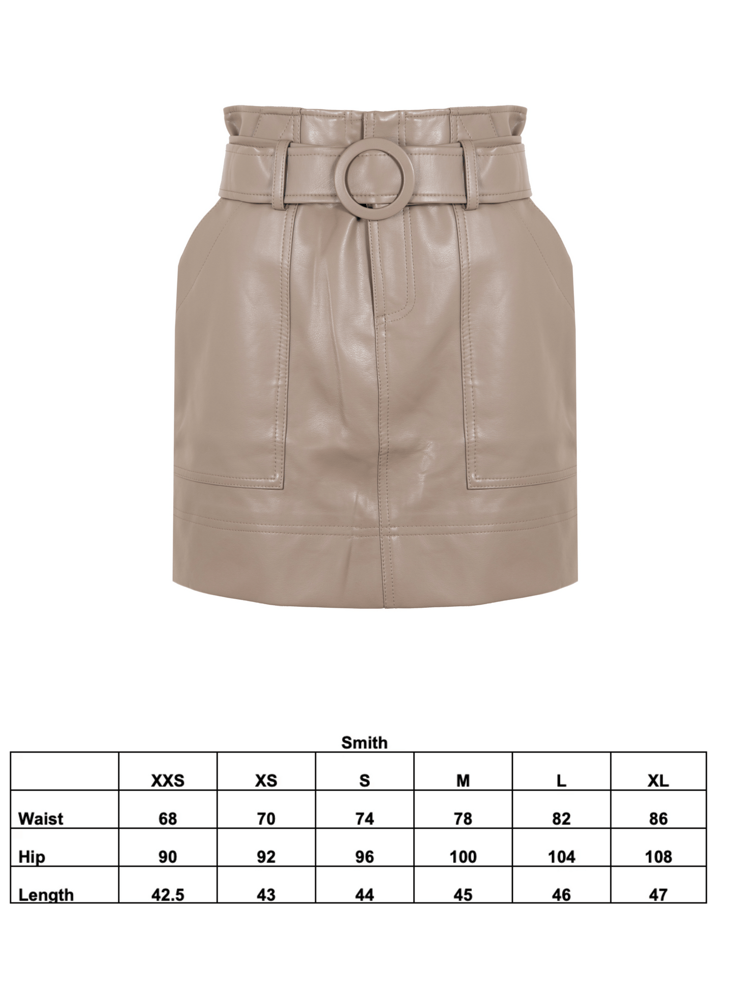 SMITH SKIRT TAUPE