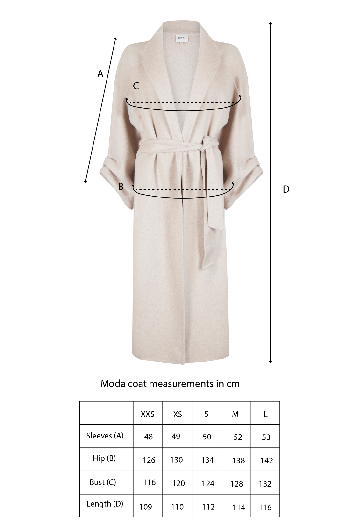 MODA COAT CREAM